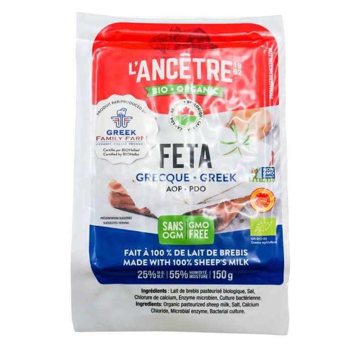 L'Ancetre Organic Sheep Feta 150g