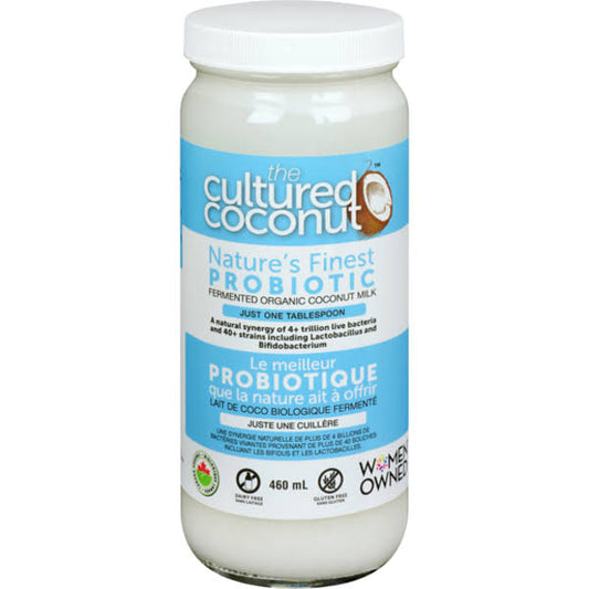The Cultured Coconut  Fermented Probiotic 460ml Refrigerated