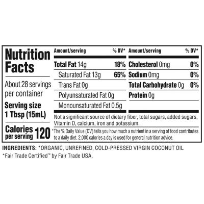 Nutiva Organic Virgin Coconut Oil 1.6L