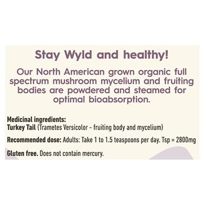 Stay Wyld Turkey Tail Powder 100g