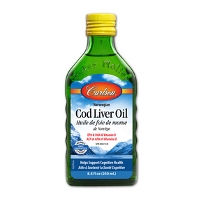 Carlson Norwegian Cod Liver Oil 250ml