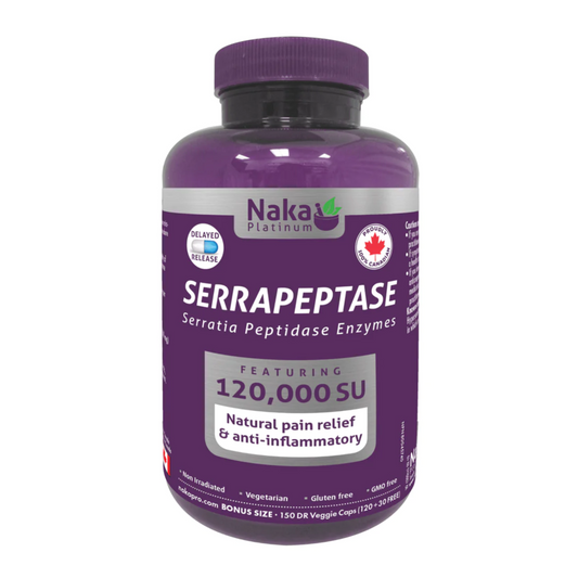Naka Platinum Serrapeptase 150 Capsules