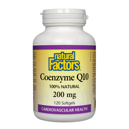 Natural Factors Coenzyme Q10 120 200mg Softgels