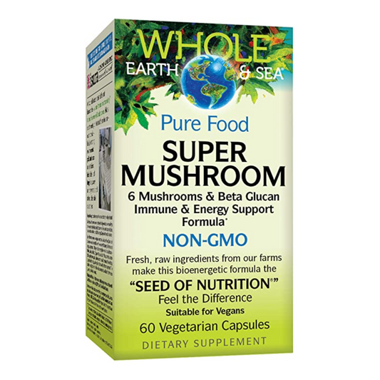 Whole Earth & Sea Super Mushroom 60 Veg Capsules