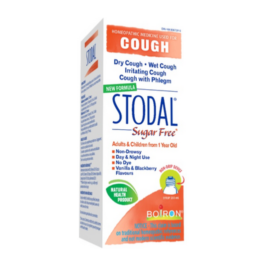 Boiron Stodal Adults Cough Syrup Sugar-Free 250ml