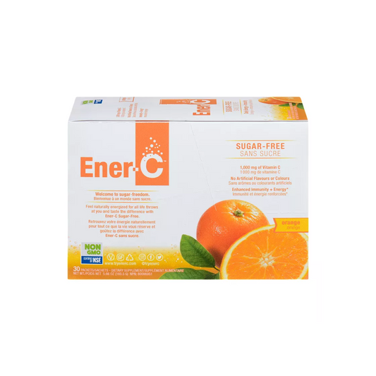Ener C Multivitamin Drink Mix Sugar Free- Orange 30 Packets