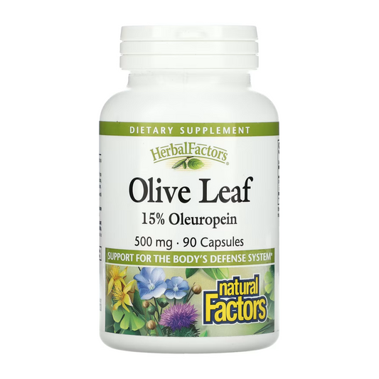 Natural Factors Olive Leaf 90 Capsules