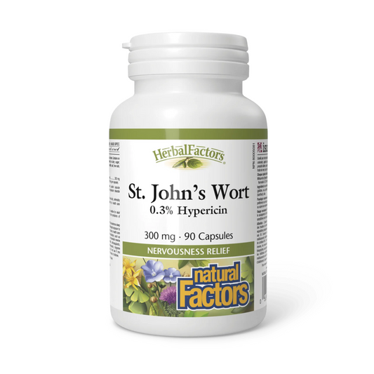 Natural Factors St. John's Wort  300 mg  90 Capsules