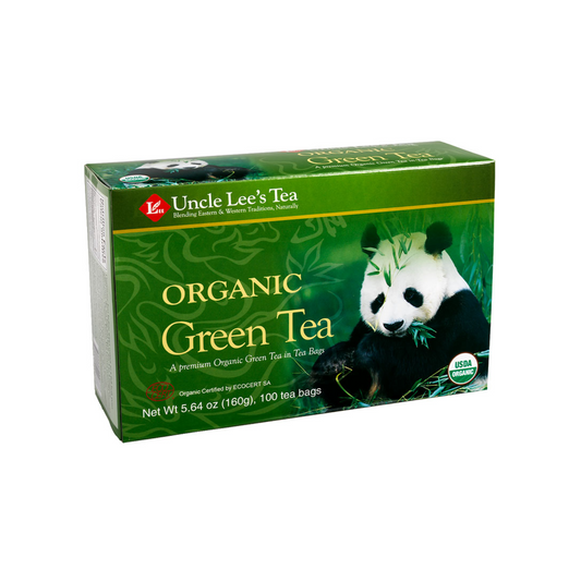 Uncle Lee's Tea Organic Green Tea 100 Tea Bags