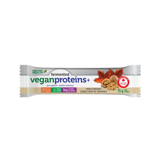 Genuine Health Fermented Vegan Protein Bar- Maple Walnut 55g