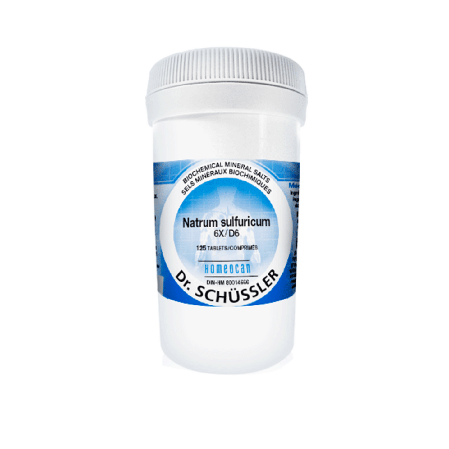 Homeocan Dr Schussler Natrum Sulfuricum 6X #11 500 Tabs