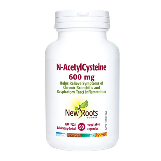 New Roots NAC (N-Acetyl Cysteine) 600MG 90caps