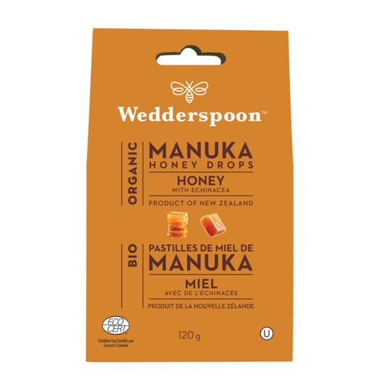 Wedderspoon Org Manuka Honey Drops Echinacea