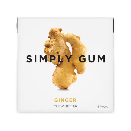 Simply Gum Ginger Gum 15 Pieces