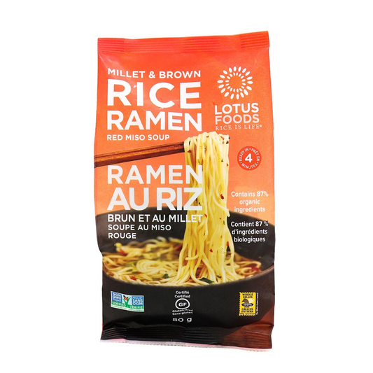 Lotus Foods Millet & Brown Rice Ramen 80G