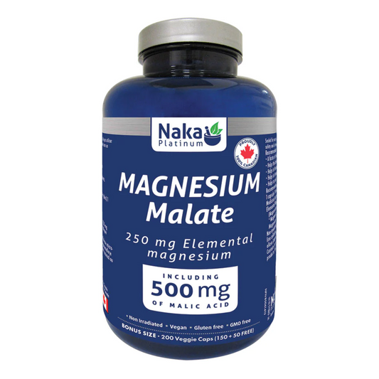 Naka Platinum Magnesium Malate 200vcaps