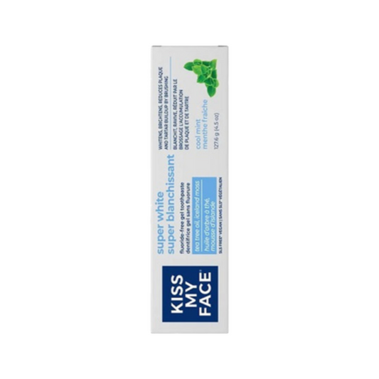 Kiss my Face Super White Fluoride Free Toothpaste 127.6g