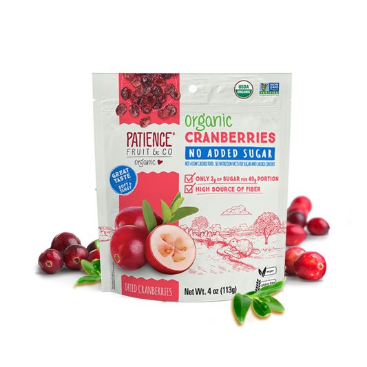 Patience Dried Cranberries No Added Sugar 142g