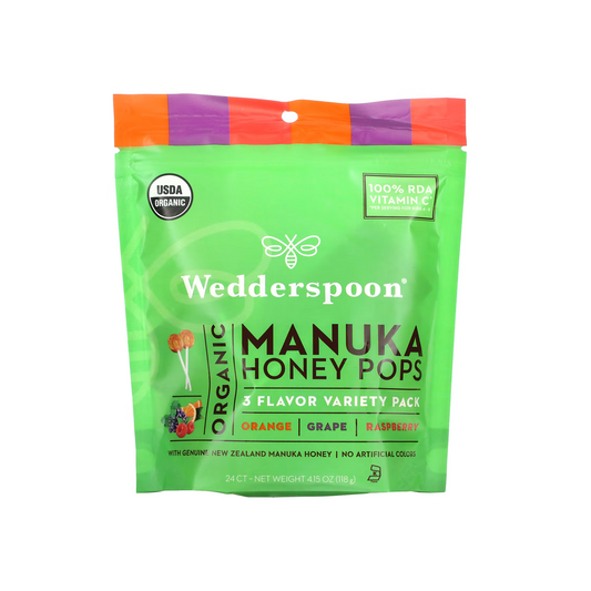 Wedderspoon Org Manuka Honey Pops Variety Pack