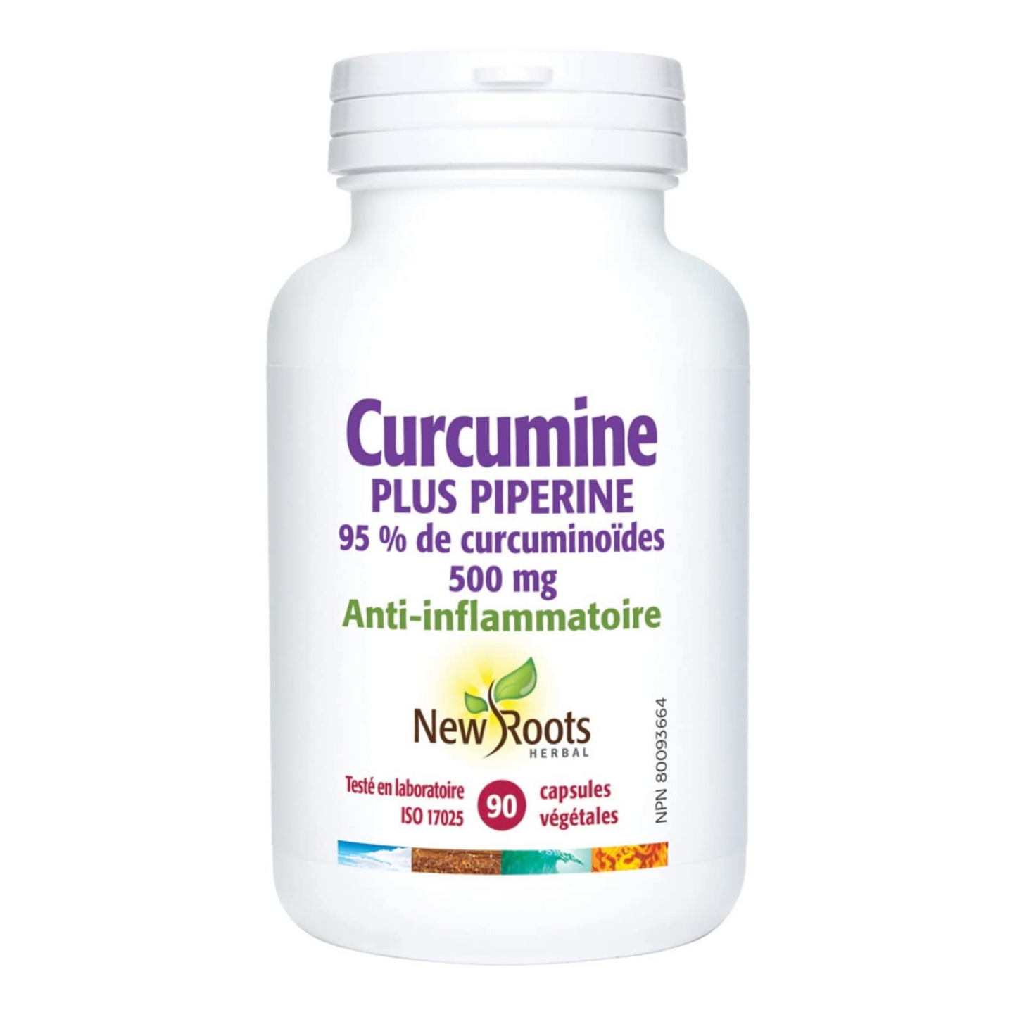New Roots Curcumin Plus Piperine 90caps