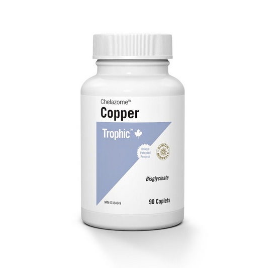 Trophic Copper Chelazome 90 Capsules