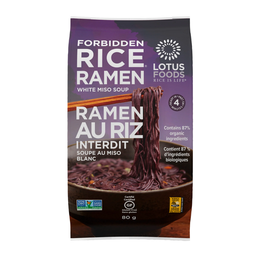 Lotus Foods Forbidden Rice Ramen Noodles 80G