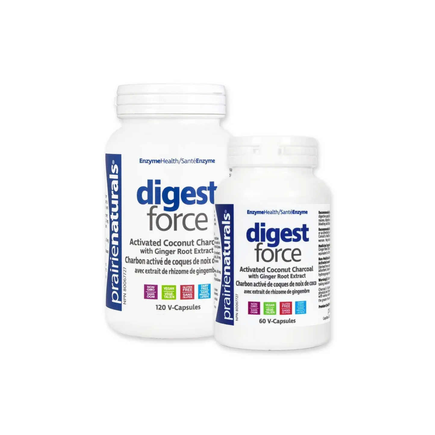 Prairie Naturals Digest Force Bonus Size, 120+60 vcaps