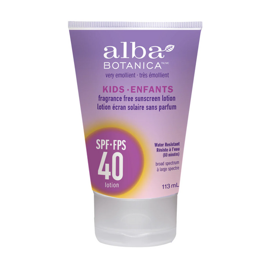 Alba Botanica Kids Sunscreen SPF40
