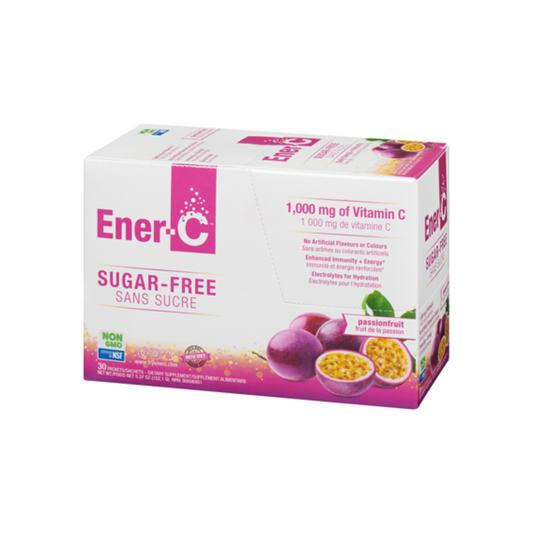 ENER-C  Multivitamin Drink Mix Sugar Free-Passionfruit 30 Packets