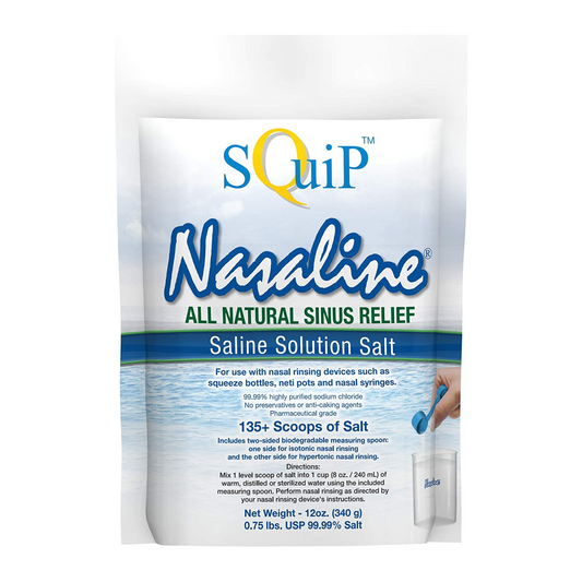 Nasaline Saline Solution Salt 12oz