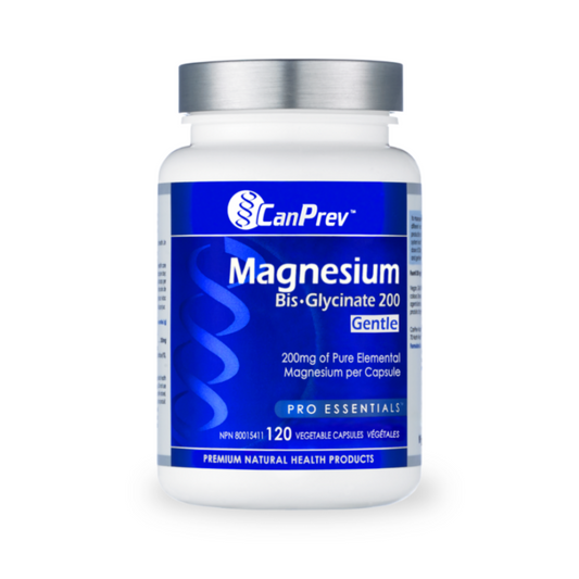 CanPrev Magnesium Bis-Glycinate Gentle 200MG 120 Capsules
