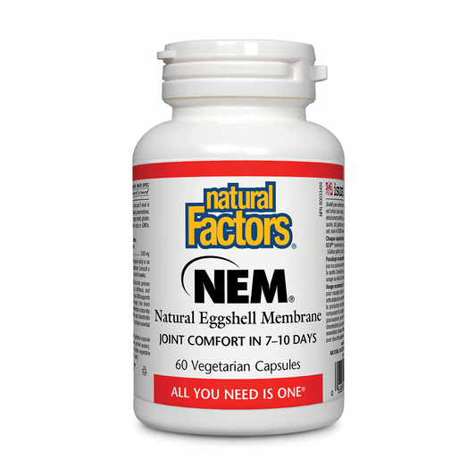 Natural Factors NEM Natural Eggshell Membrane 60 Capsules