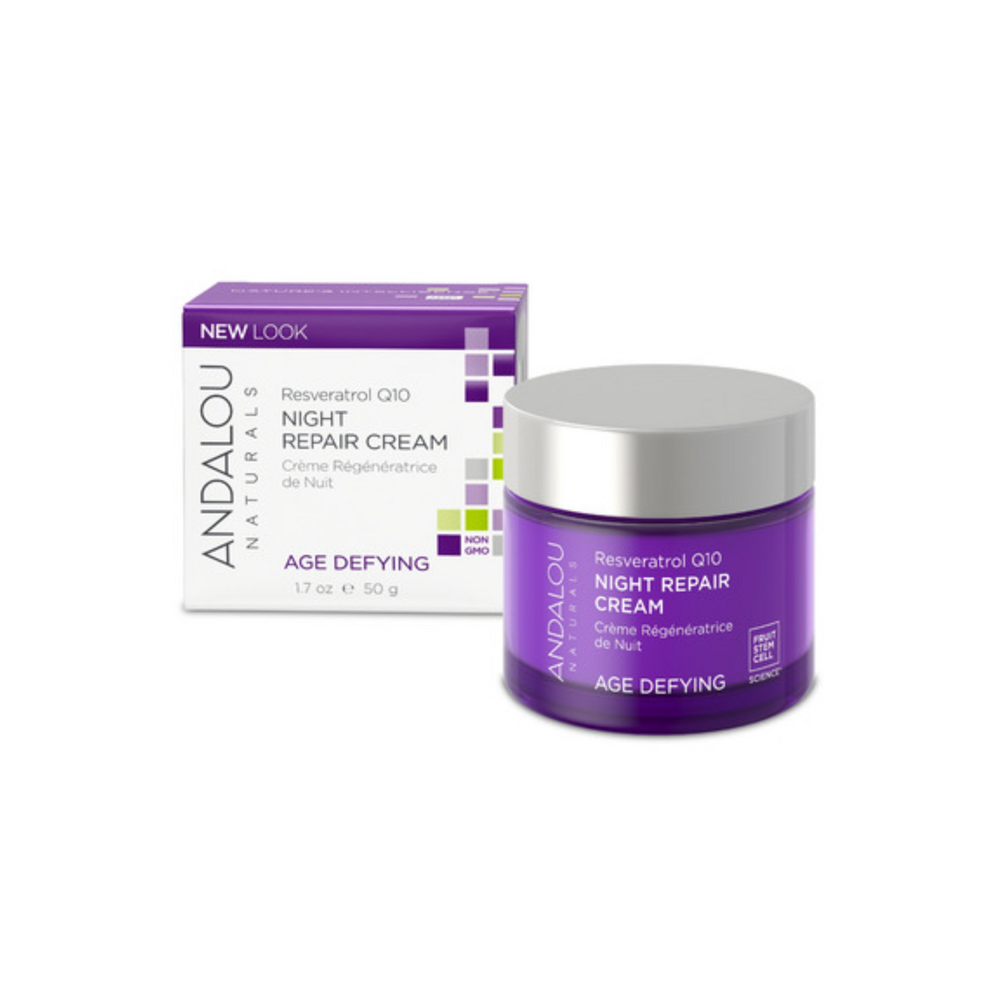 Andalou Resveratrol Q10 Night Repair Cream 50g