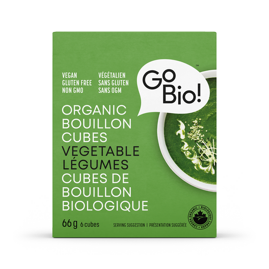 GO BIO Vegetable Bouillon Cubes Yeast Free (Organic) 66g