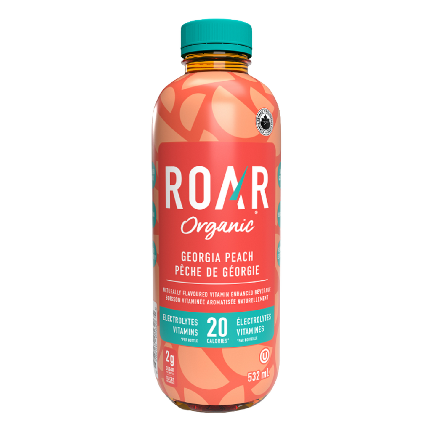 ROAR Organic Electrolyte Georgia Peach 532ml