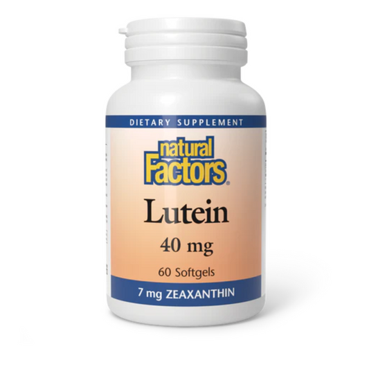 Natural Factors Lutein 40 mg 60 Softgels
