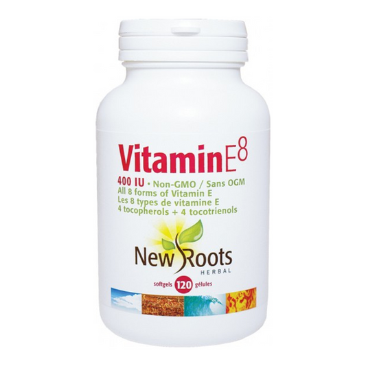 New Roots Vitamin E8 400iu 120softgels