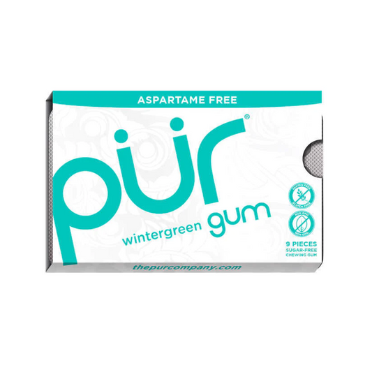 Pur Wintergreen Gum 9 Pieces