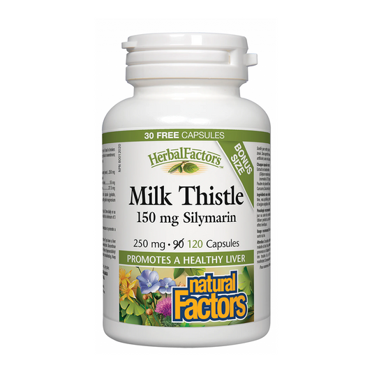 Natural Factors Milk Thistle 120 Capsules
