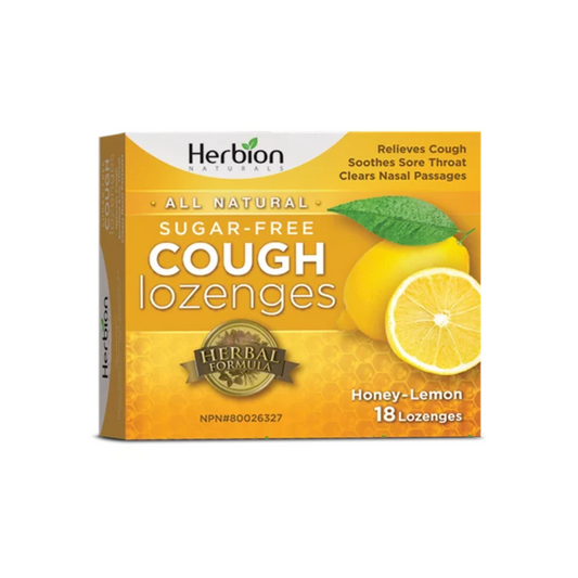 Herbion Sugar Free Lozenges Honey Lemon 18