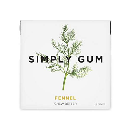 Simply Gum Fennel Gum 15 Pieces