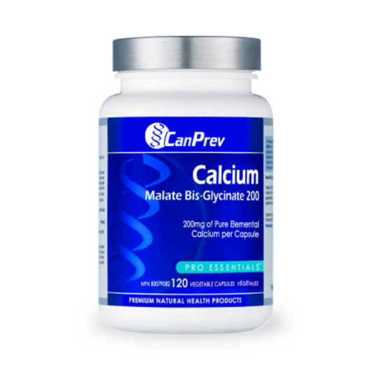 CanPrev Calcium Malate Bis-Glycinate 120 Capsules