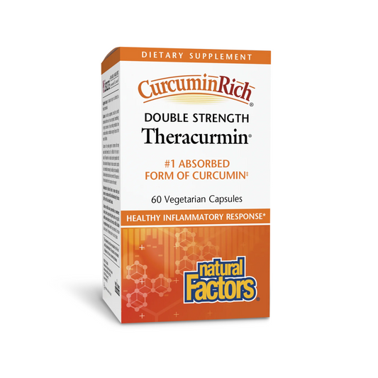 Natural Factors Theracurmin® CurcuminRich™  Double Strength  60 Vegetarian Capsules