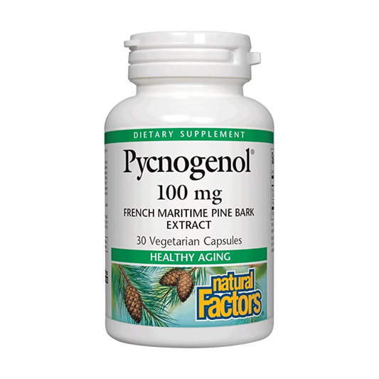 Natural Factors Pycnogenol  100 mg  30 Veg Capsules