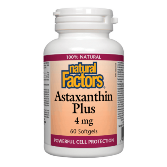 Natural Factors Astaxanthin Plus 60 Softgels