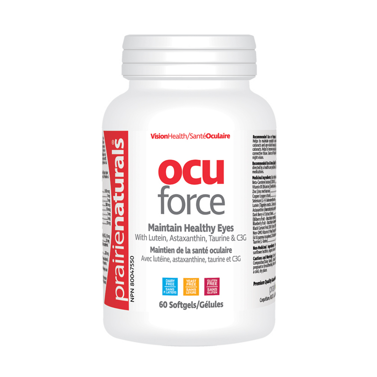 Prairie Naturals Ocu-Force 60 Soft Gels