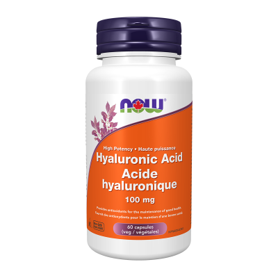 Now Hyaluronic Acid 100mg 120 Capsules