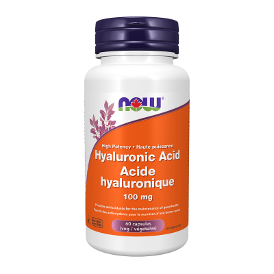 Now Hyaluronic Acid 100mg 60 Veggie Capsules