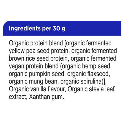 Genuine Health Organic Vegan Protein- Vanilla 600g