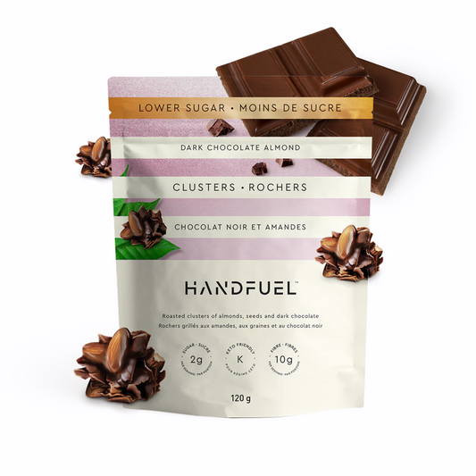 Handfuel Dark Chocolate Almond Clusters 120g